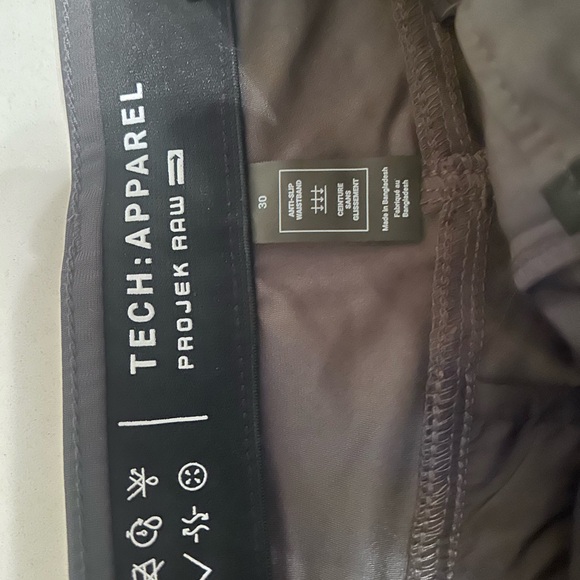 Men’s grey thermal flex cargo pants dri fit size 30 - Picture 6 of 9